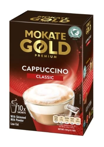 Coffee drink MOKATE Gold Premium Cappuccino Classic, 10 x 14 g