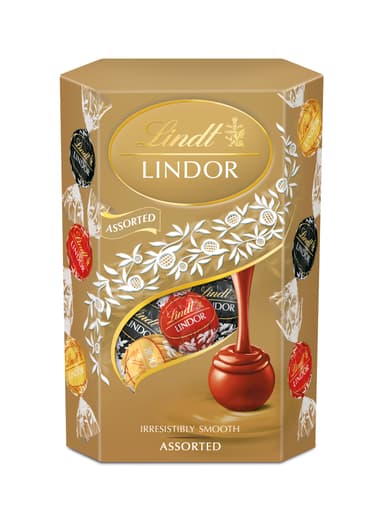 LINDT LINDOR various types of chocolate balls, 200g