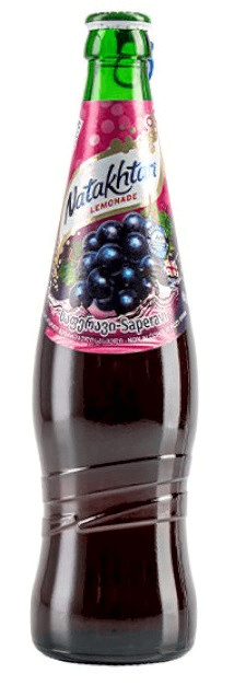 Gazuotas vynuogių skonio gėrimas SAPERAVI