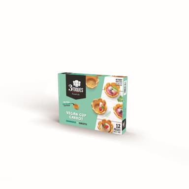 Krepšeliai 3TOQUES, įdarams, morkų skonio, 31x192mm, 12 vnt. 716.82.020