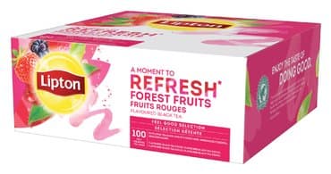 Black tea LIPTON Classic, with forest fruits, 100 pcs