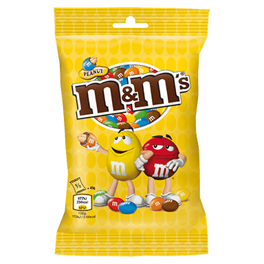 M&M'S PEANUT coated chocolate with peanuts, 90 g