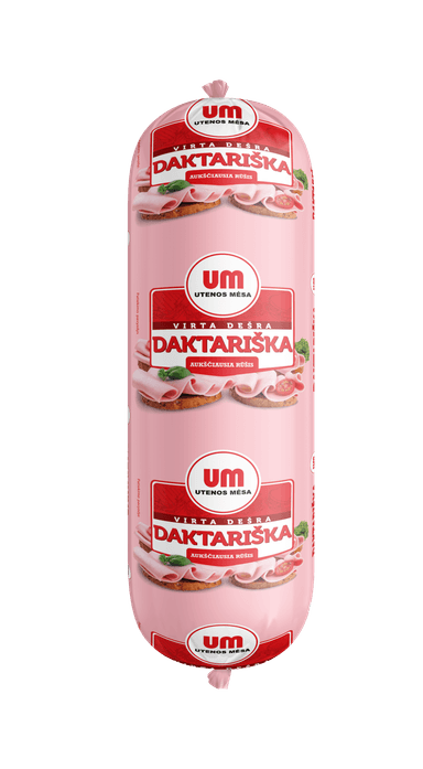 Boiled sausage  DAKTARIŠKA, extra class, ~1,5 kg