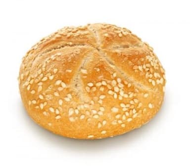 Frozen Kaiser roll with sesame seeds, 55gx100 vnt
