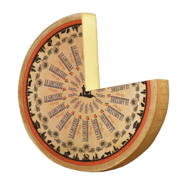 Gruyère Alpage AOP cheese, aged 12 months.