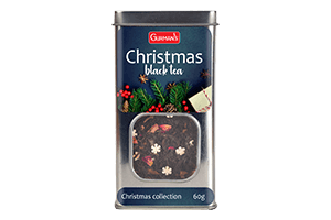 Black Christmas tea in a metal box GURMAN'S 60g