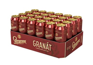 Beer STAROPRAMEN Granat, 4,8%, 0,5l, 24 pcs.