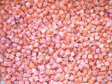 Šaldytos morkos, kubeliais, 2,5 kg