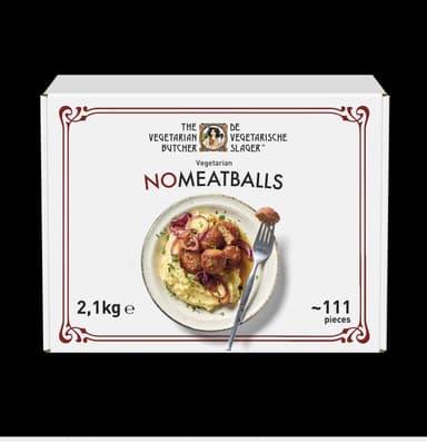 Frozen vegetarian balls THE VEGETARIAN BUTCHER Nomeatballs, 2 kg