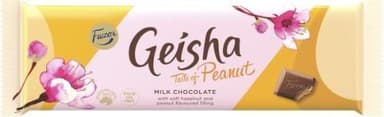 Milk chocolate GEISHA with peanut flavor filling 100g