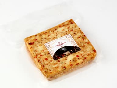 Saldaus pieno sūris "Čili" pomidoras, su džiovintais pomidorais ir čili, 22% rieb. ~300-400g
