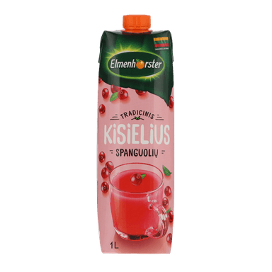 Kisielius ELMENHORSTER, spanguolių skonio, 1l