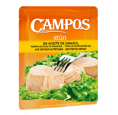 CAMPOS Tuna in sunflower oil, 500 g