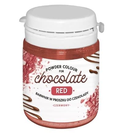 Food colour for chocolate and fat mousses, red, 20 g