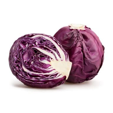 Cabbage, red cabbage