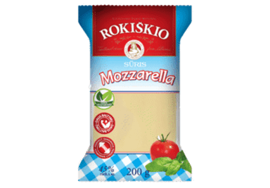 Sūris MOZZARELLA, 45% rieb., 200g
