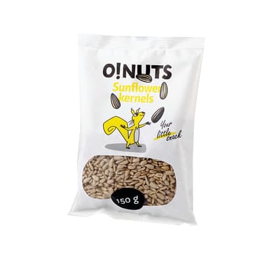 Sunflower seeds O!NUTS, shelled, 150 g