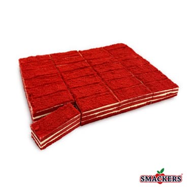Šaldytas RED VELVET pyragas,  pjaustytas (28x75g), 2,1 kg