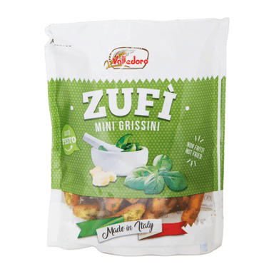 Pesto flavored sticks MINI GRISSINI PESTO