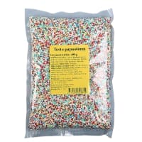 Ivairiaspalviai torto papuošimai,400 g