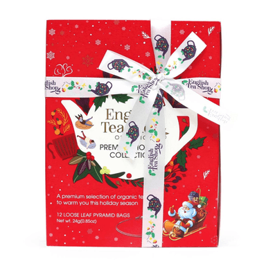HOLIDAY Tea Set, red, 12 packs, organic