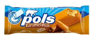 Caramel cream ice cream POLS, 120 ml