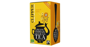 Black tea with Indian chai spices, organic