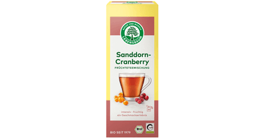 Organic sea buckthorn and cranberry tea