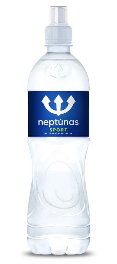 Natural mineral water NEPTUNAS Sport, still,  ,75 l