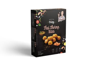 Šaldytas užkandis CRISPY, su krevetėmis, 256 g (TSF)