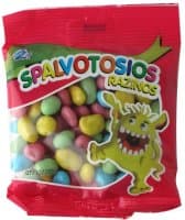 Coloured raisins, 80 g