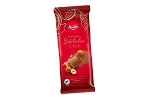 Milk chocolate with crushed hazelnuts LAIMA, 90g