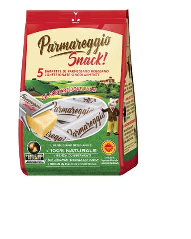 Hard PARMIGIANOcheese snack PARMIGIANO, 100g (5x20g) (M)
