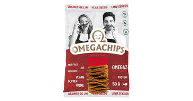 Linų sėmenų traškučiai SPICY