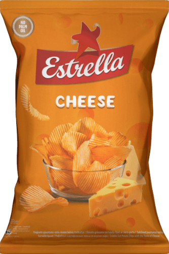 Traškučiai ESTRELLA, sūrio skonio, 130 g