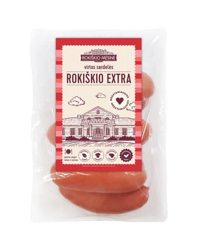 Virtos sardelės ROKIŠKIO EKSTRA, a.r.,  500g