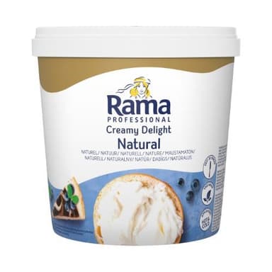 Creamy cheese RAMA Professional, Creamy delight, Natural, fat. 28%, 1.5kg