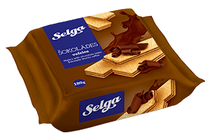 Šokolado skonio vafliai SELGA, 180 g