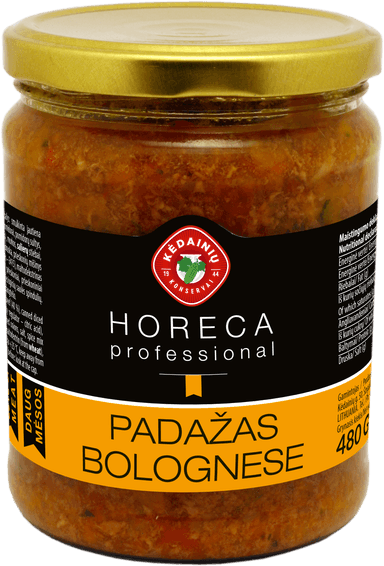 Bolognese sauce KĖDAINIŲ horeca professional, 480 g
