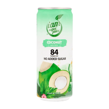 Coconut water with coconut pieces