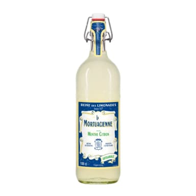 Sparkling mint and lemon flavored drink MENTHE CITRON