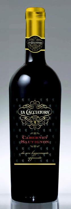 Wine LA CACCIATORA Cabernet Sauvignon appassite, red, dry, 14%, 0.75l