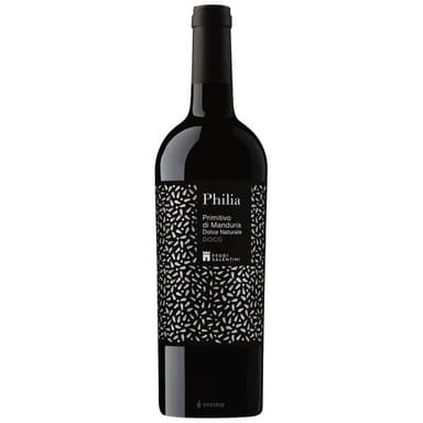 Vynas Philia Primitivo di Manduria Dolce Naturale DOCG, saldus, raudonas, 0.75l
