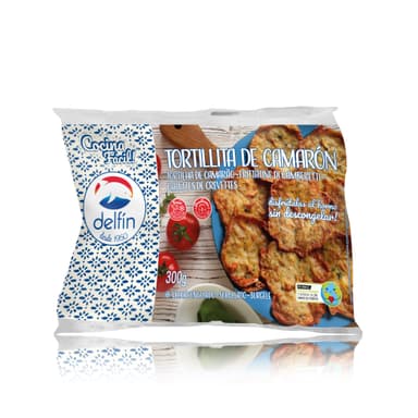 Šaldyti blyneliai su krevečių mėsa 300 g