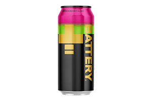 Energy drink BATTERY STRAWBERRY LIME, 500 ml