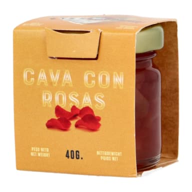 CAVA vyno džemas su rožių žiedlapiais