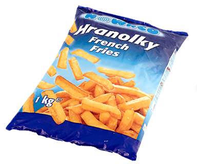 Frozen, fried potato sticks NOWACO, 1 kg