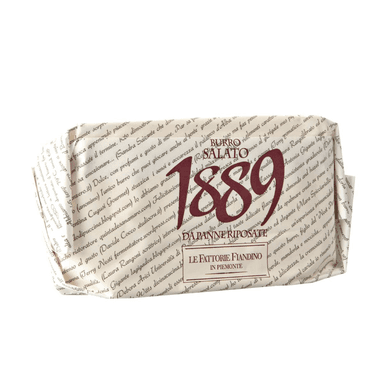 Salted butter 1889, 80% fat.