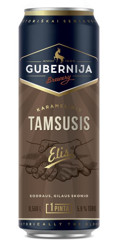 Alus GUBERNIJA Tamsusis Elis, 5,9%, 0,568l