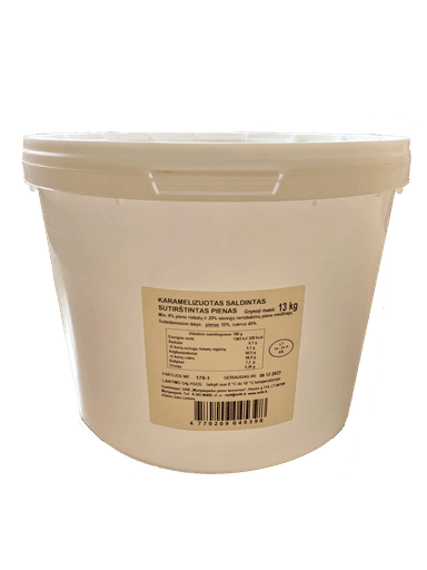 Caramelized condensed milk RUDUDU, 8%, 13kg